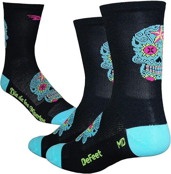 DEFEET - sugar skull socks womens