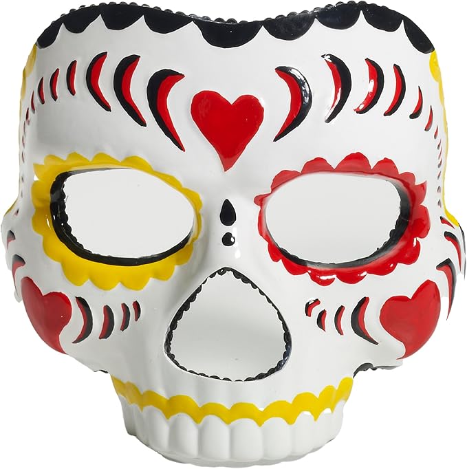 Rubies - sugar skull face mask