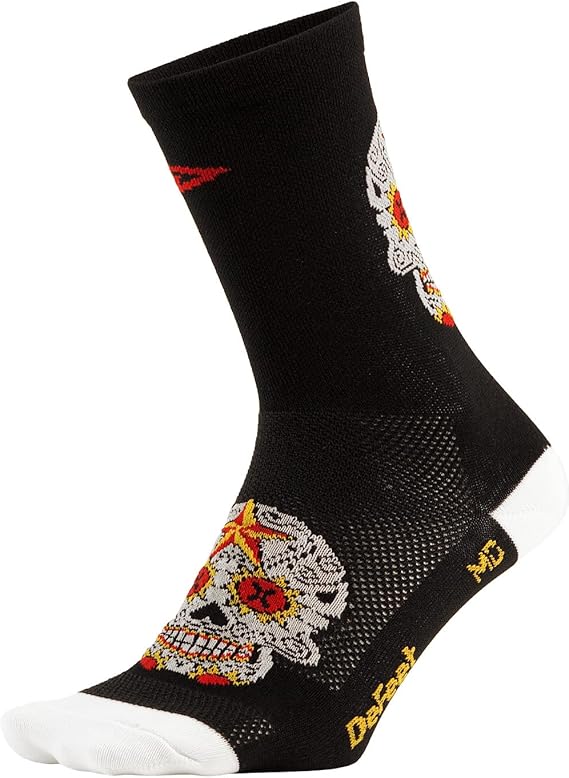DEFEET - sugar skull socks womens