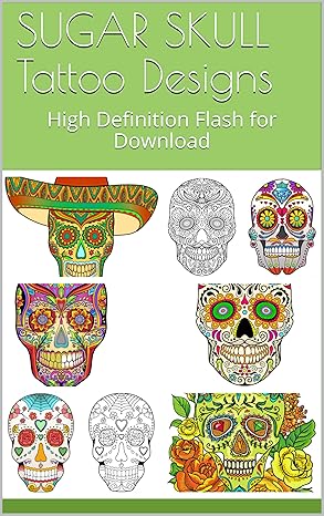 SUGAR SKULL Tattoo Designs: High Definition Flash for Download - sugar skull temporary tattoo
