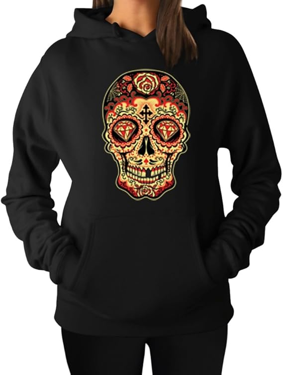Tstars - sugar skull sweatshirt womens