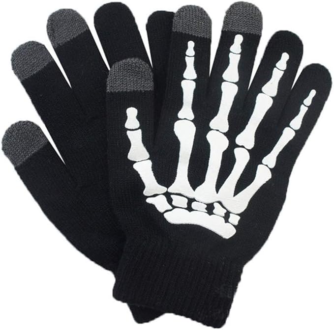 Glovion - sugar skull winter gloves