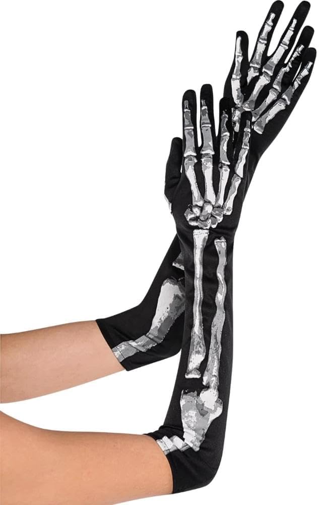 Amscan - sugar skull winter gloves