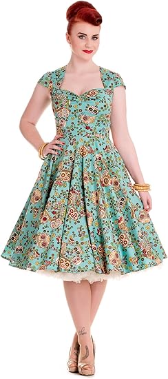 Hell Bunny - sugar skull dress womens
