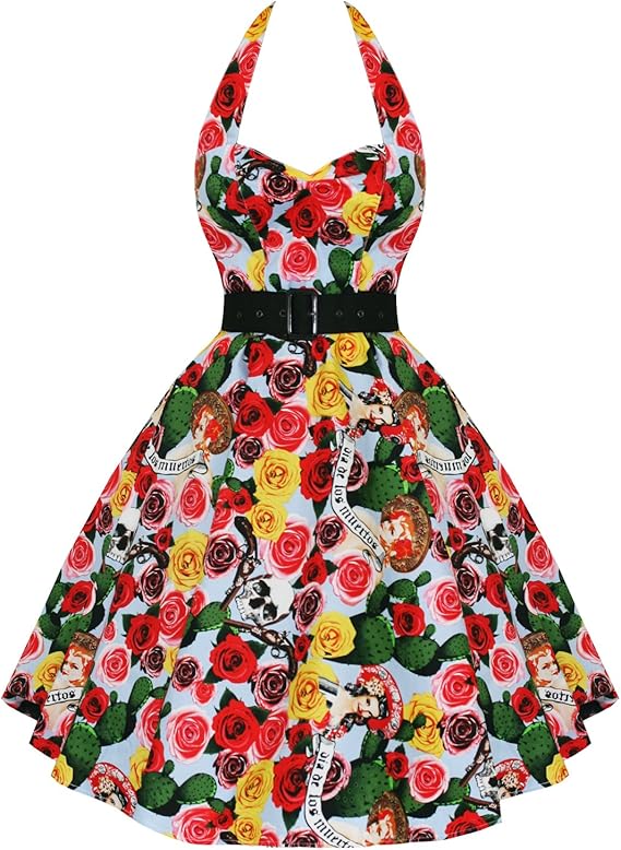 Hell Bunny - sugar skull dress womens