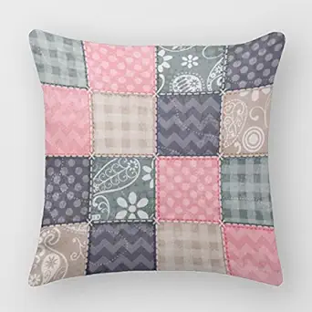 Square Throw Pillowcase Sofa Bed Pillow Cover Decorative Cushions (16" X 16" ) Colorful Sugar Skull Pillowcase - Day Of The Dead Art - sugar skull throw pillow