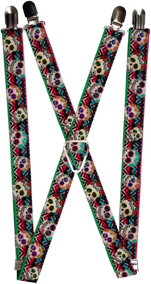 Buckle-Down - sugar skull apron for women