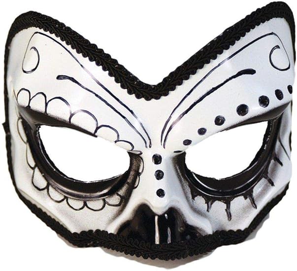 Rubies - sugar skull face mask