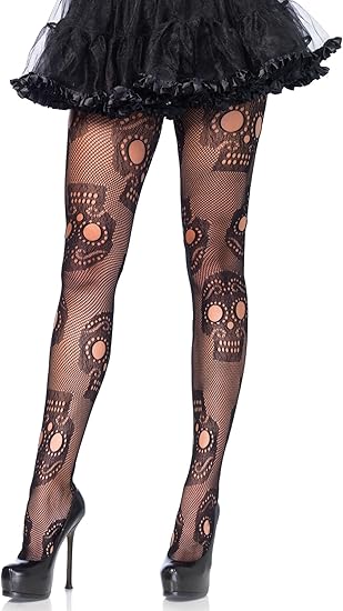 Leg Avenue - sugar skull socks womens