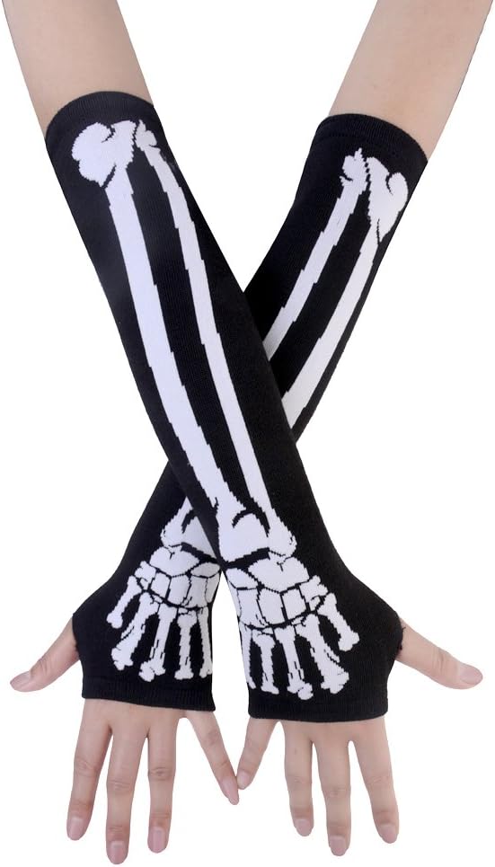 JISEN - sugar skull winter gloves