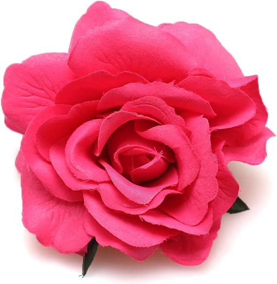 DreamLily Rose Flower Hair Clip Flamenco Dancer Pin up Flower Brooch BC10 - sugar skull flower crown