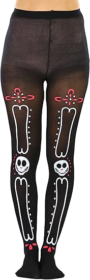 ToBeInStyle - sugar skull leggings for women