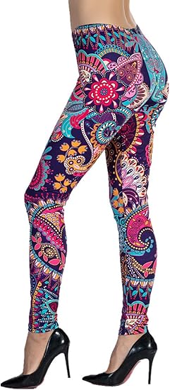 Ndoobiy - sugar skull leggings for women
