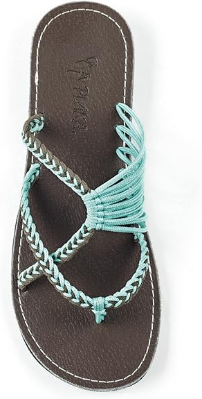 Plaka - sugar skull flip flops womens