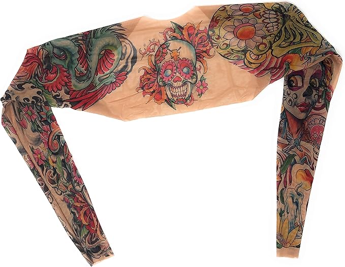 Wild Rose - sugar skull leggings for women