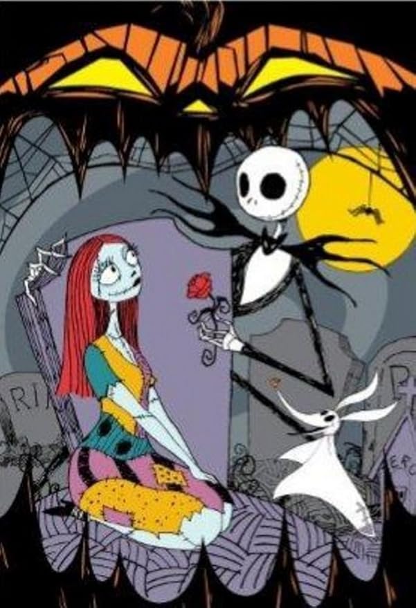 Disney Nightmare Before Christmas Throw Scare House Micro Raschel Blanket Halloween Pumpkin - sugar skull throw blanket