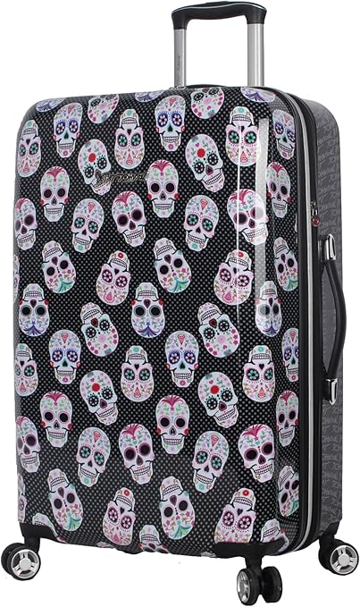 Betsey Johnson - sugar skull luggage set