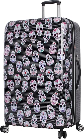 Betsey Johnson - sugar skull luggage set