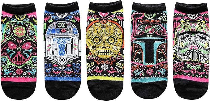 STAR WARS - sugar skull socks womens