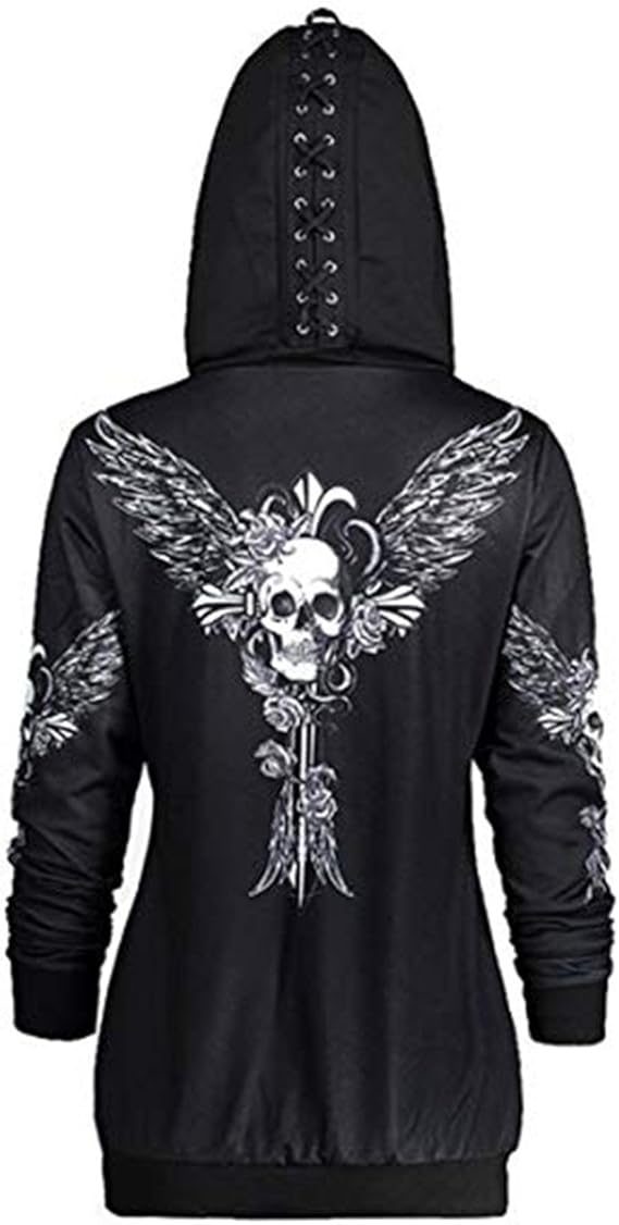 TOMETO STAR - sugar skull hoodie mens