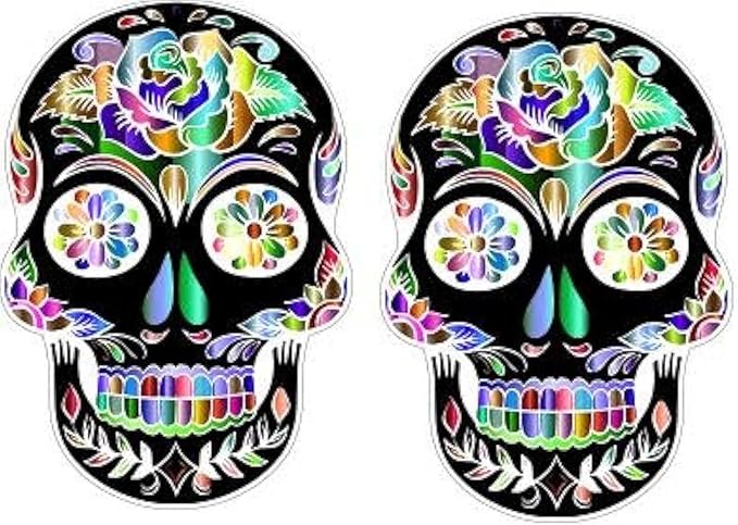 LINNI'S VINYL BANNERS - sugar skull beanie