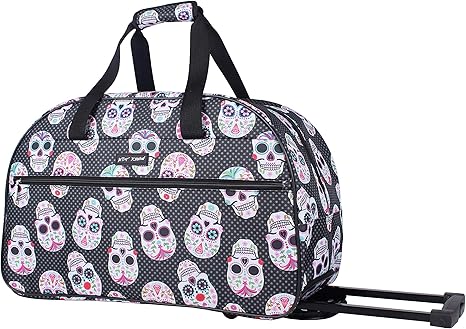 Betsey Johnson - sugar skull luggage set