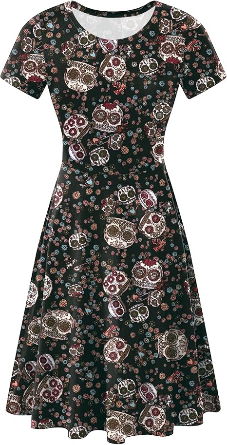 For G and PL - sugar skull dress womens