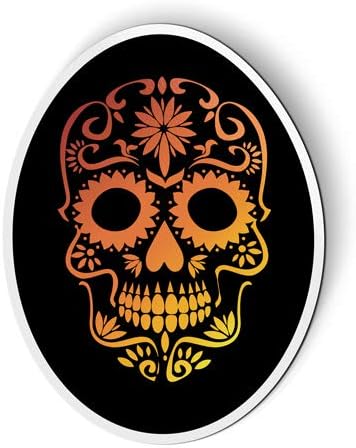 Sugar Skull - Magnet - Car Fridge Locker - 3" - sugar skull garden decor