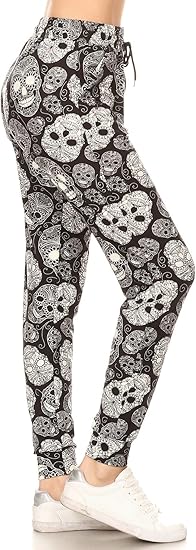 Leggings Depot - sugar skull leggings for women