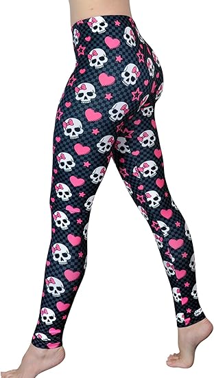 Comfy Yoga - sugar skull leggings for women