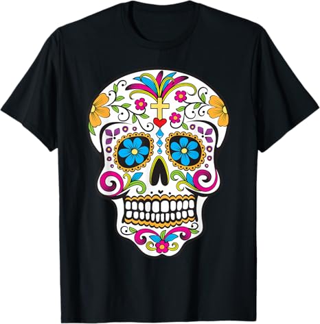 Flippin Sweet Gear - sugar skull t-shirt womens