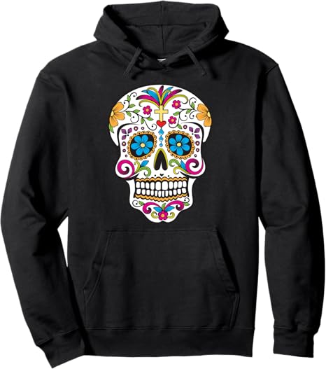 Dia de los Muertos Threadz - sugar skull sweatshirt womens