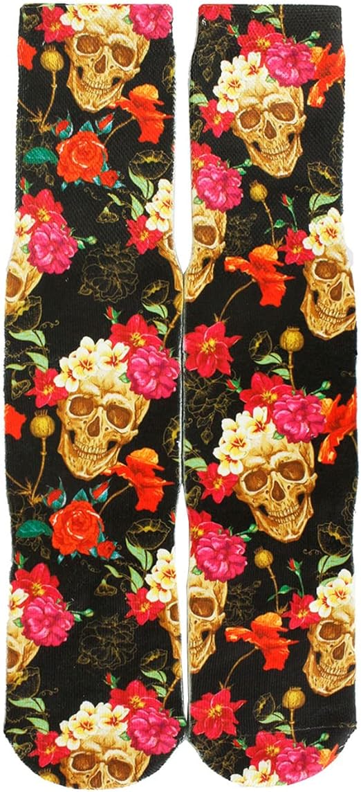 Benefeet Sox - sugar skull socks womens