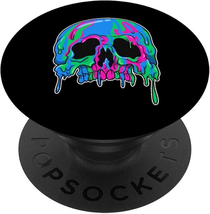 Polysexual LGBTQ Candle Sugar Skull Pocket Gay Pride PopSockets Grip and Stand for Phones and Tablets - sugar skull candle holder
