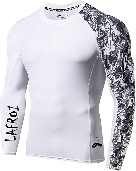 LAFROI - sugar skull long sleeve shirt mens