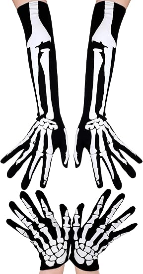 Boao - sugar skull winter gloves