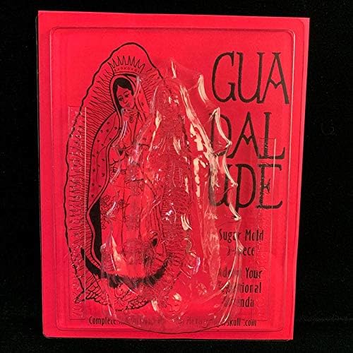 Mexican Sugar Skull Virgin of Guadalupe Mold - Day of The Dead - sugar skull figurine collectible