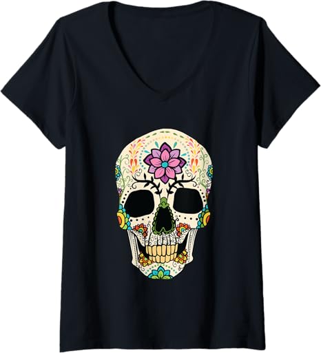 Sugar Skull Art Apparel Co. - sugar skull t-shirt womens