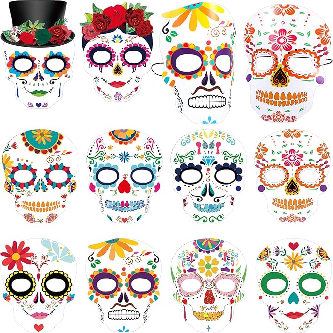 Blulu - sugar skull face mask