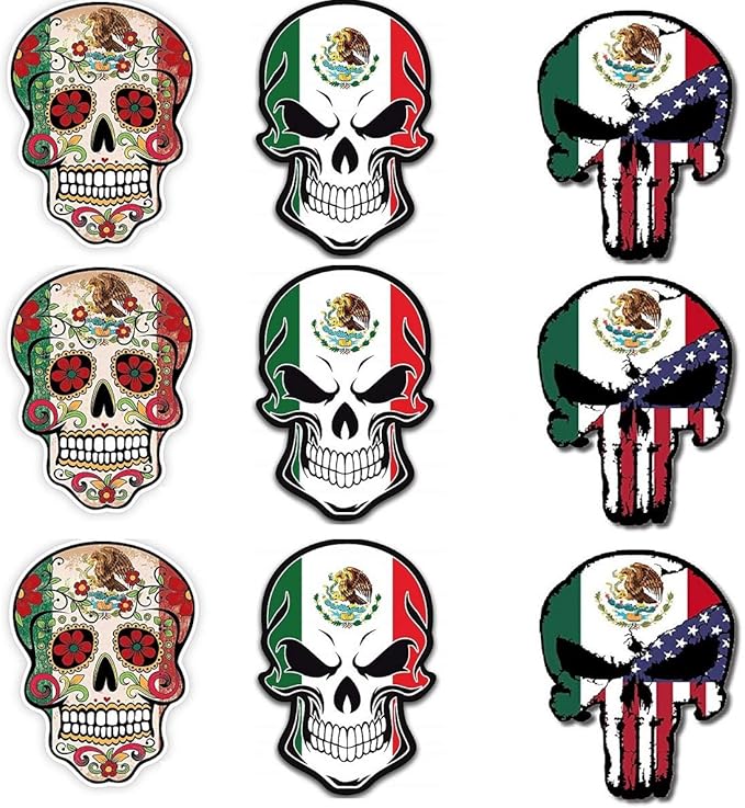 NTICKER - sugar skull beanie