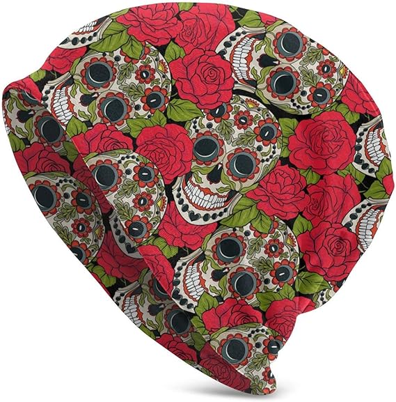 YISHOW - sugar skull beanie