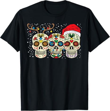 BoredKoalas Christmas Shirts Holiday Xmas Gifts - sugar skull pajamas womens