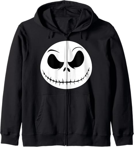 Disney - sugar skull zip up hoodie mens