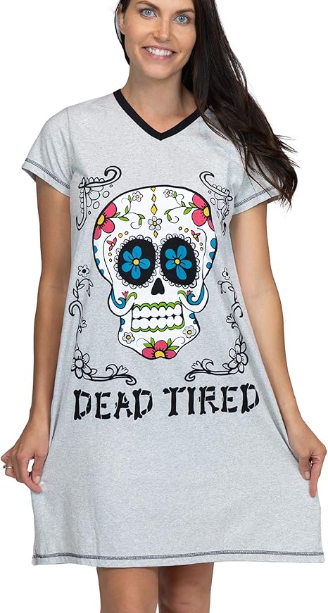 Lazy One - sugar skull dress womens