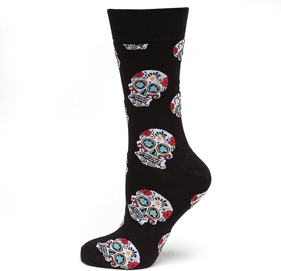 CufflinksInc - sugar skull socks womens