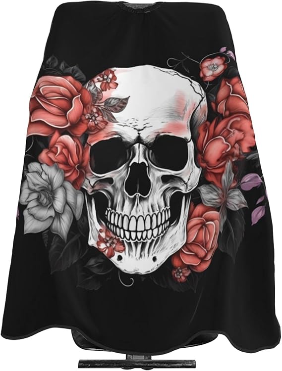 Funny Cute Sloth Tree Flowers Home Hair Cutting Barber Cape Hair Salon and Dyeing Styling Cloth for Women/Men - sugar skull apron for women