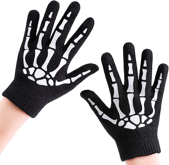 Cooraby - sugar skull winter gloves