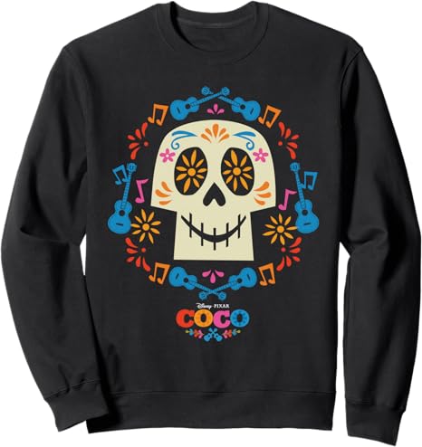 PIXAR - sugar skull sweatshirt womens