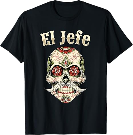 Dia De Los Muertos T-shirt for Men - sugar skull t-shirt womens