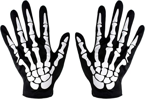 Joy Join - sugar skull winter gloves